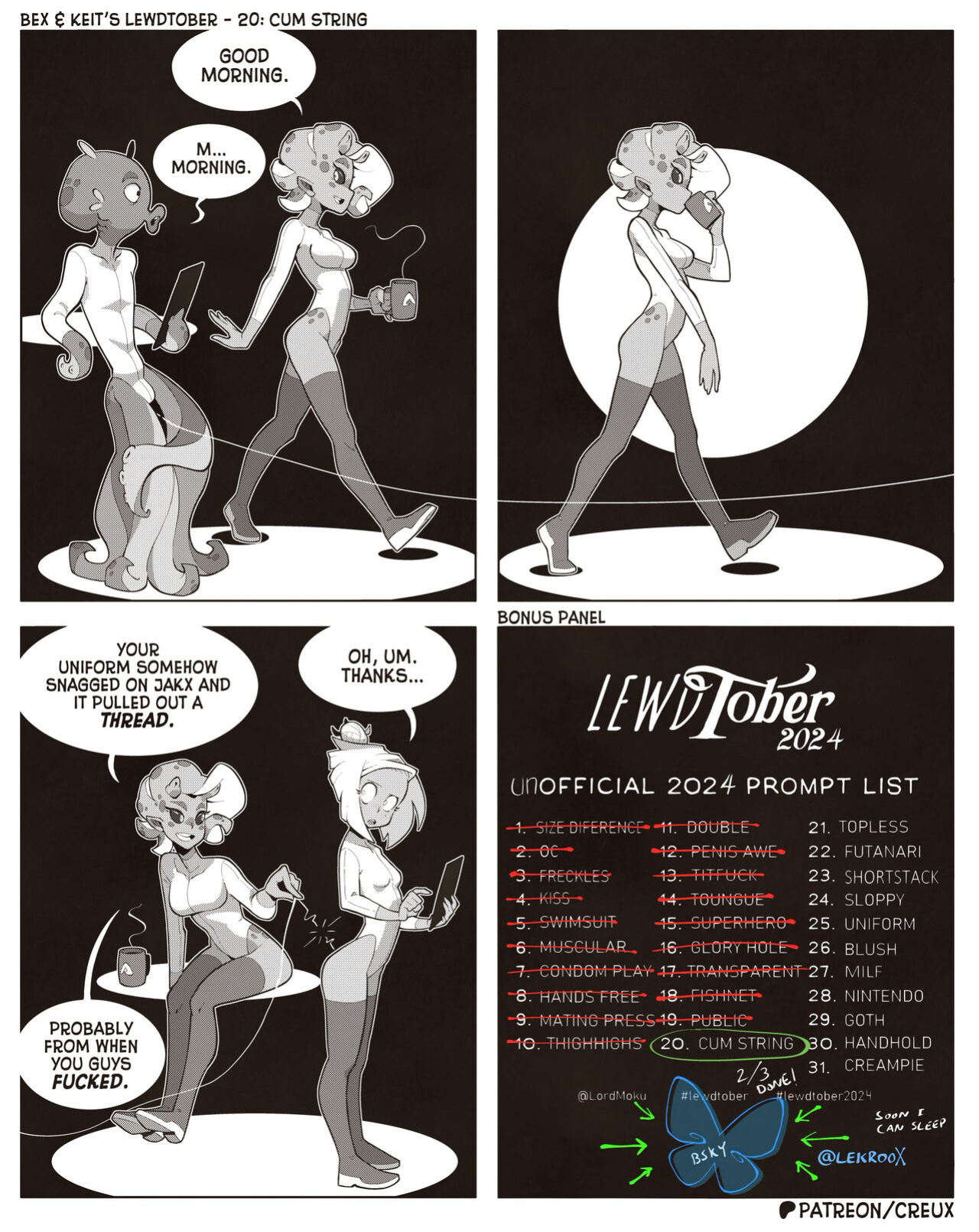 [Creux] Bex & Keit's Lewdtober 2024 (public)