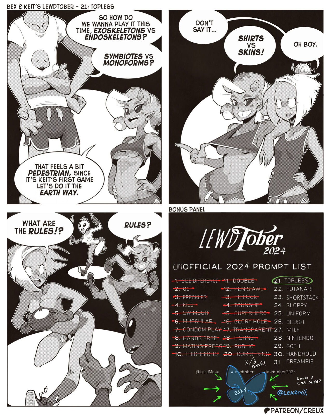 [Creux] Bex & Keit's Lewdtober 2024 (public)