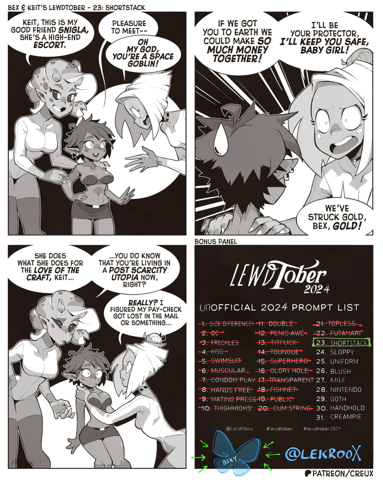 [Creux] Bex & Keit's Lewdtober 2024 (public)