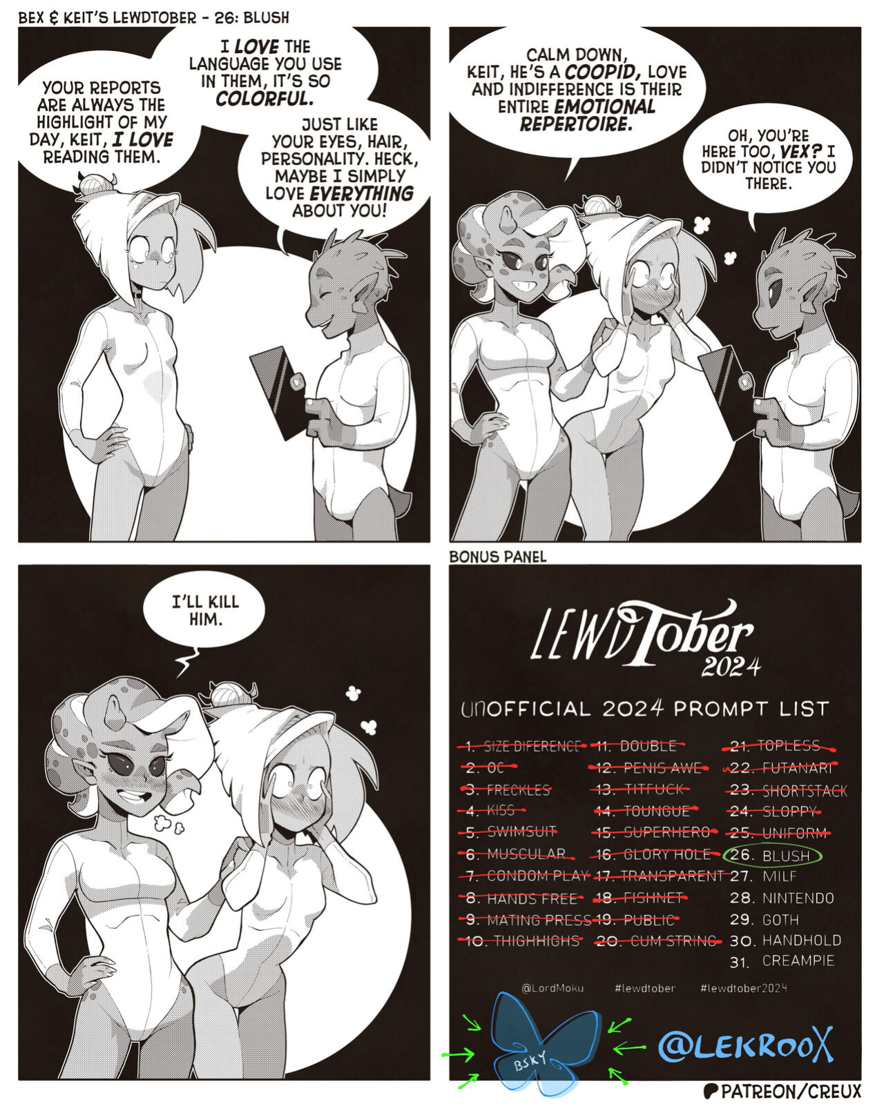 [Creux] Bex & Keit's Lewdtober 2024 (public)