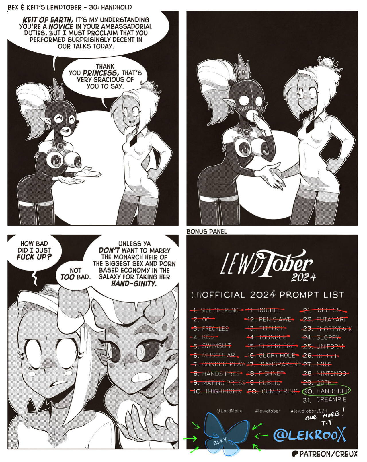 [Creux] Bex & Keit's Lewdtober 2024 (public)