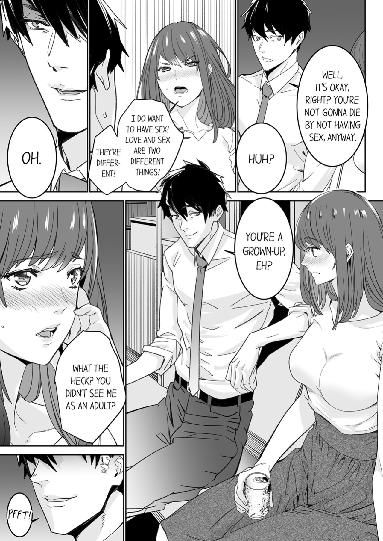 [OUMA] "Koitsu no SEX, Do-S Sugi...!" Shuuden Mae, Zetsurin Douki no Hageshime Piston 1 | Intense Sex with My Peerless Colleague Before the Last Train 1