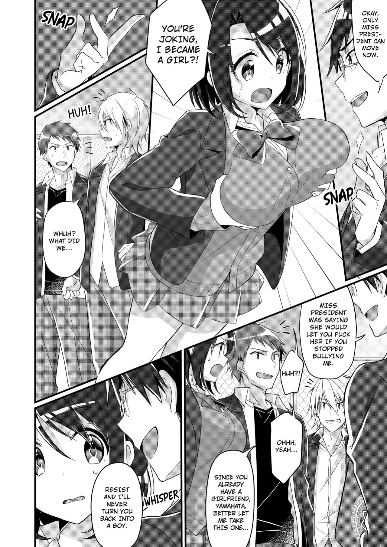 [TSF no F (NOMU)] Disciplining the Ill-Mannered Class President into a Masochistic Slut