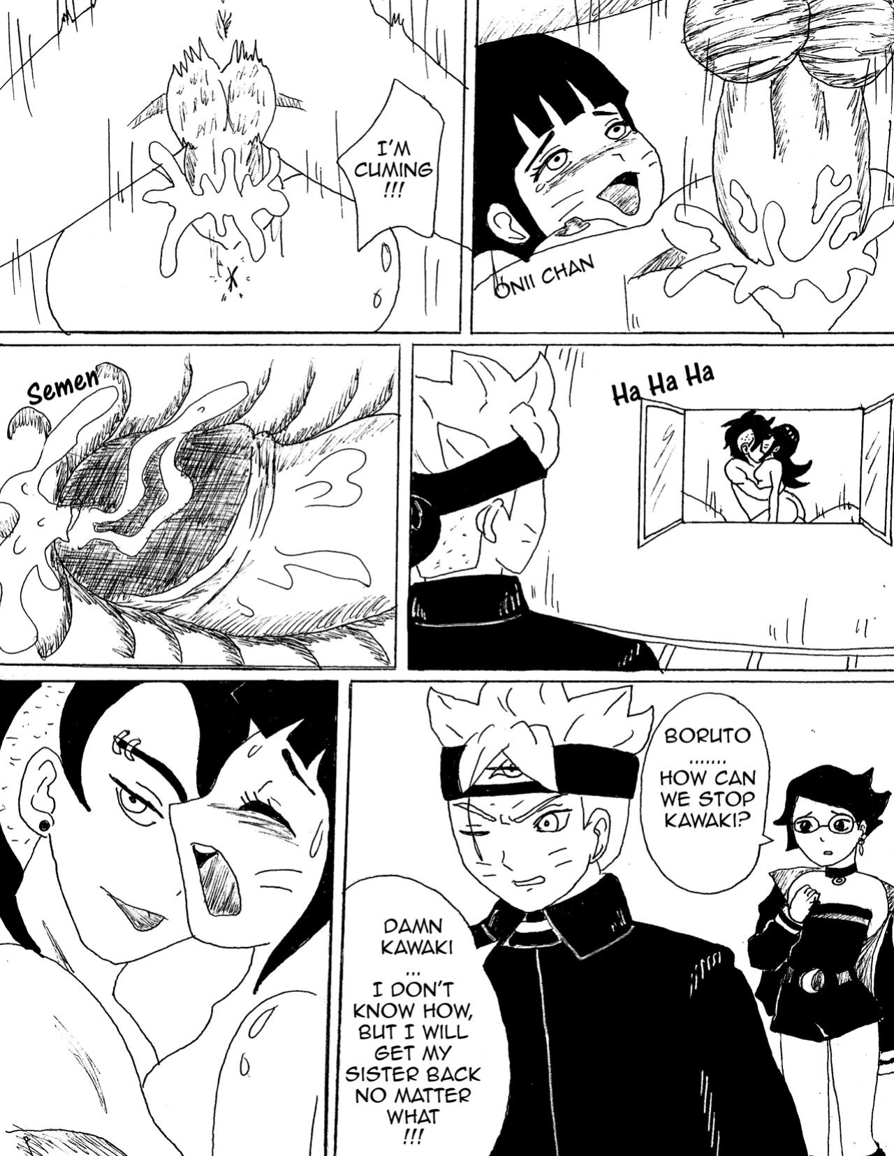 Himawari Uzumaki x Kawaki