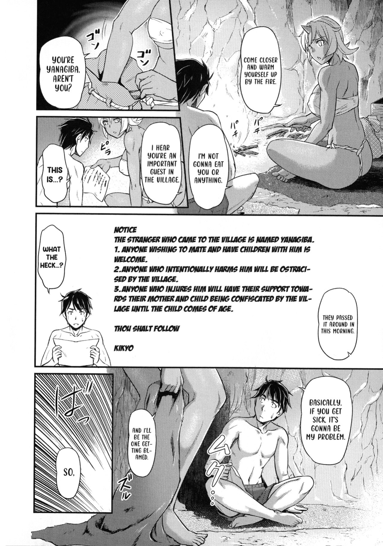 [Urase Shioji] Oni Harame Kijo Mura ni Mayoikonda Otoko no Hanashi Ch. 4