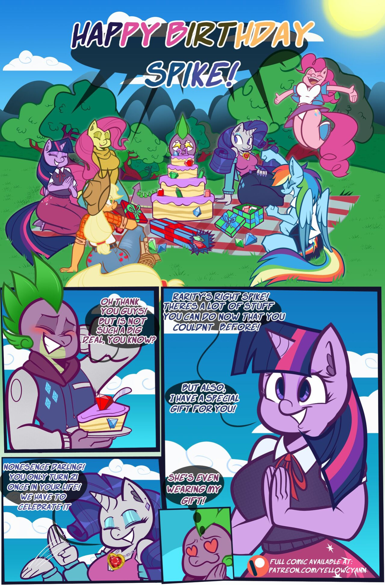 [YellowCyann] Rarity's Gift (My Little Pony: Friendship is Magic)
