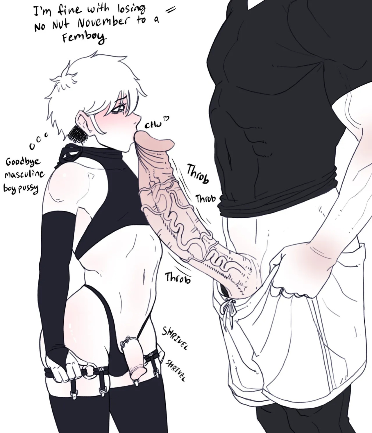 [BurntArt] Some femboy action for no nut November