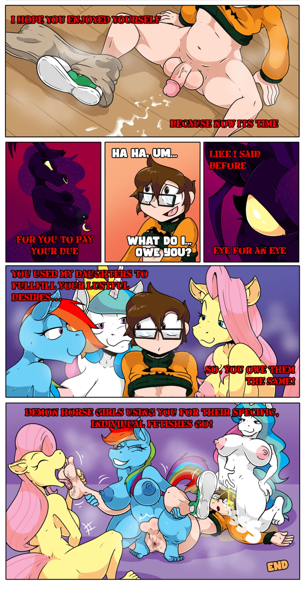 [TinyDevilHorns] Another One of those Comics Where they Fuck a Demon