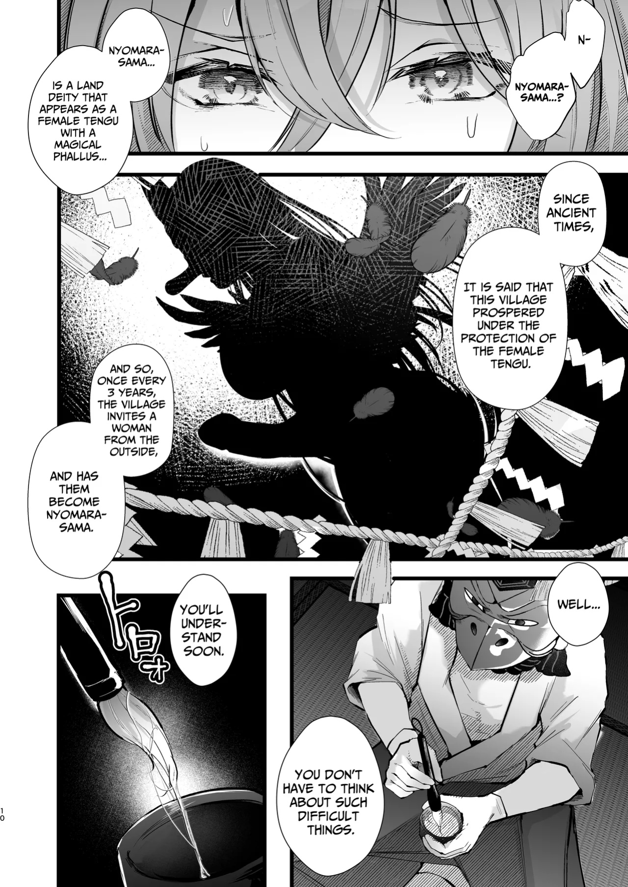 [FZ: (Fujisaki Fujiko)] Tsuiseki Fire Futanari chinpo Inshuumura ~Wakaki Okaruto Raitaa wa Futa Chinpo no Kairaku ni Oboreru~ [GGY Translations]