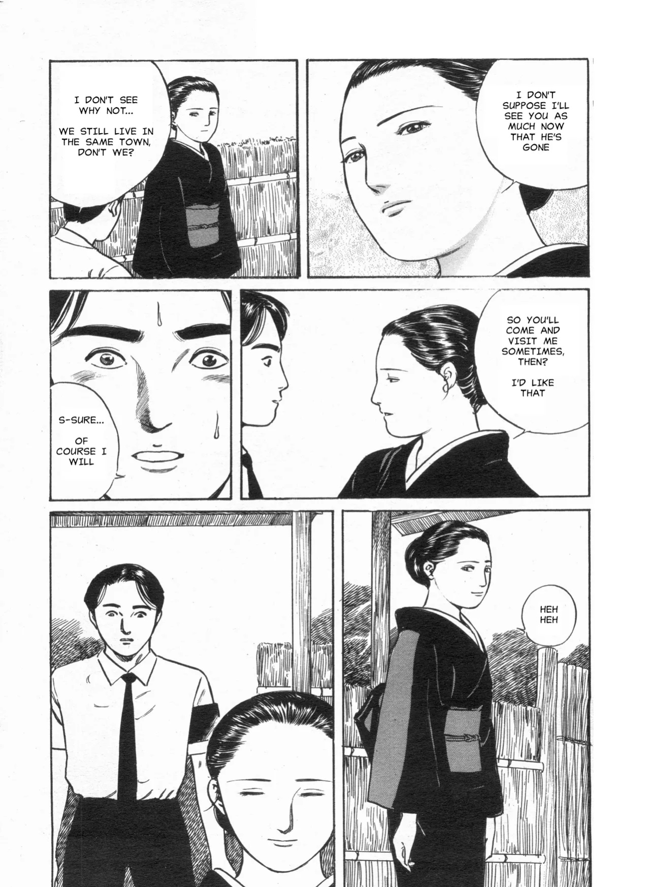 [Tsurunaga Ikuo] Miboujin no Yawahada | The Widow's Soft Skin (Manga Bon 2013-05) [MisterJ167]