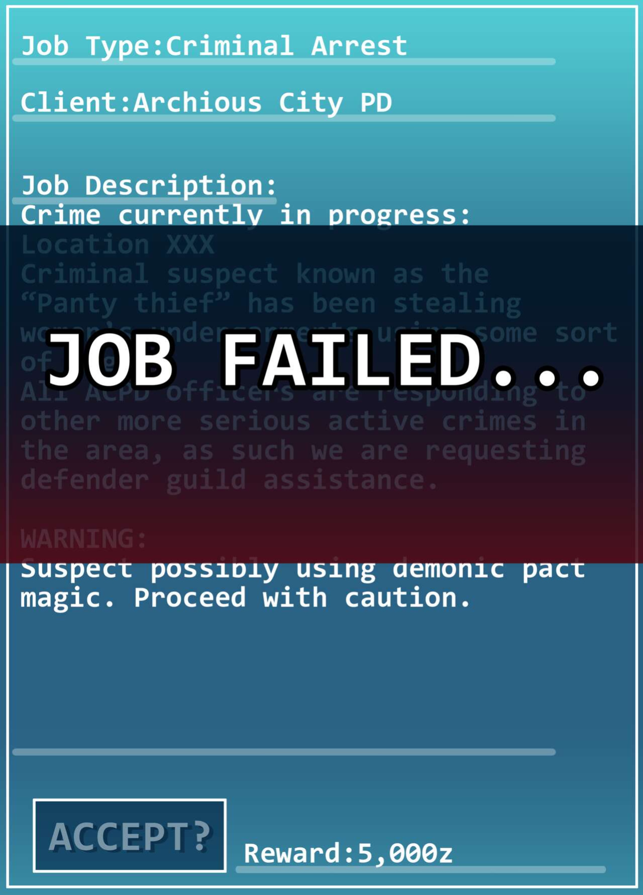 Pawnshop Peril, Corruption of a Sorceress