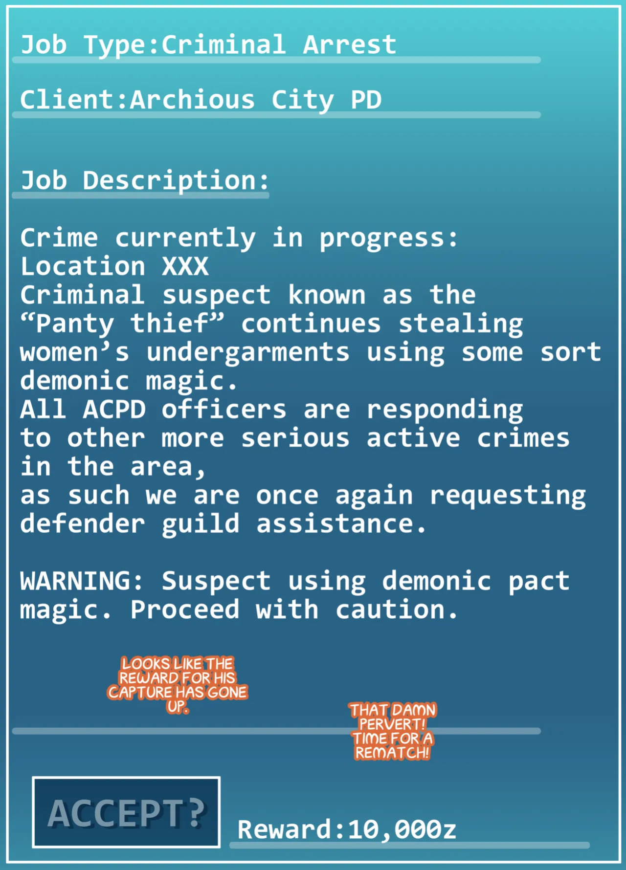 Pawnshop Peril, Corruption of a Sorceress