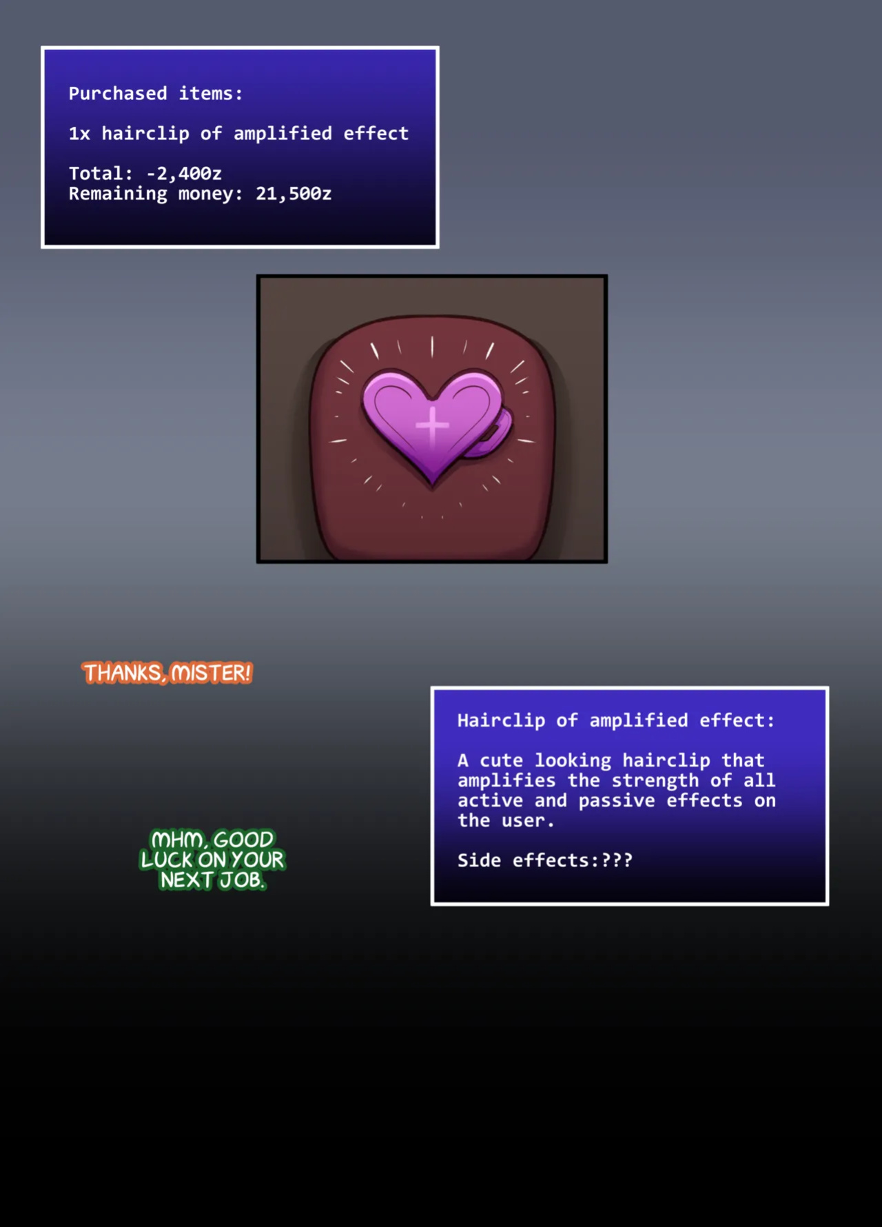 Pawnshop Peril, Corruption of a Sorceress