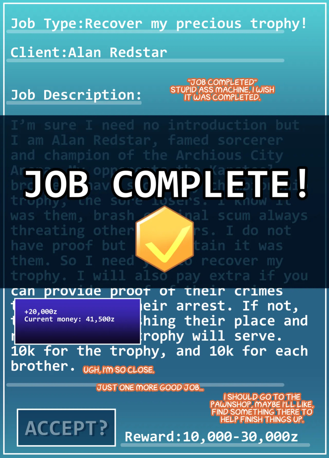 Pawnshop Peril, Corruption of a Sorceress