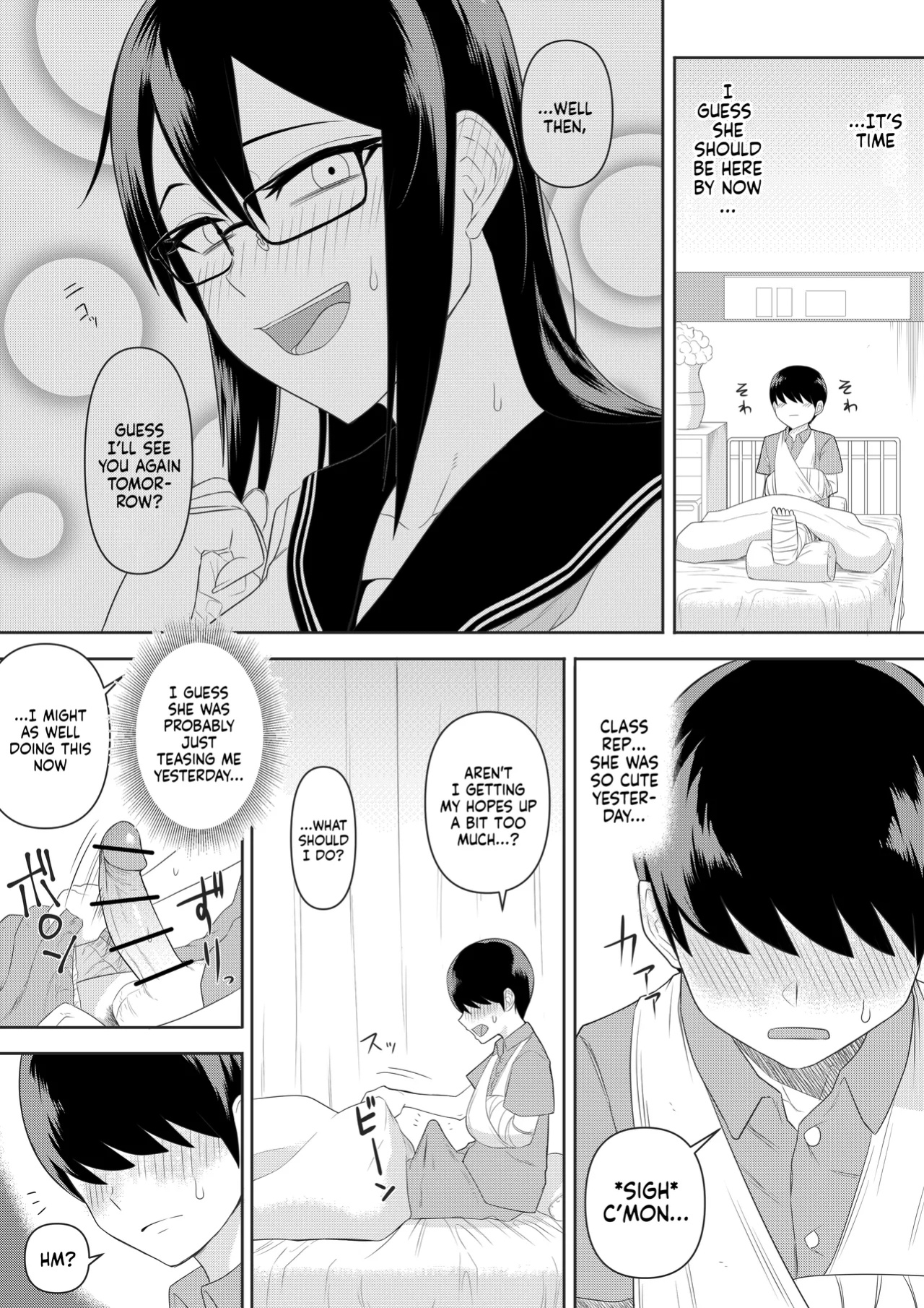 [Makosho] Sewayaki na Kyonyuu Gakkyuu Iinchou Sono 1-10 | The Kind and Caring Busty Class Rep Ch.1-10
