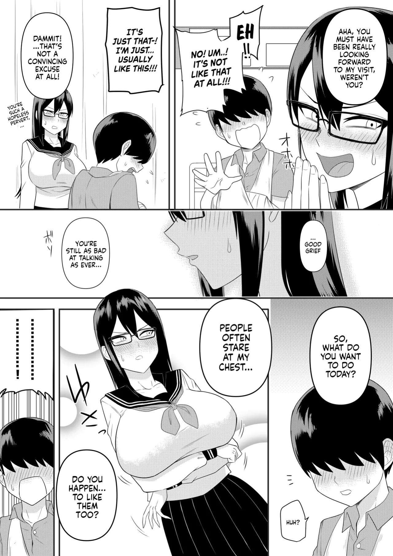 [Makosho] Sewayaki na Kyonyuu Gakkyuu Iinchou Sono 1-10 | The Kind and Caring Busty Class Rep Ch.1-10