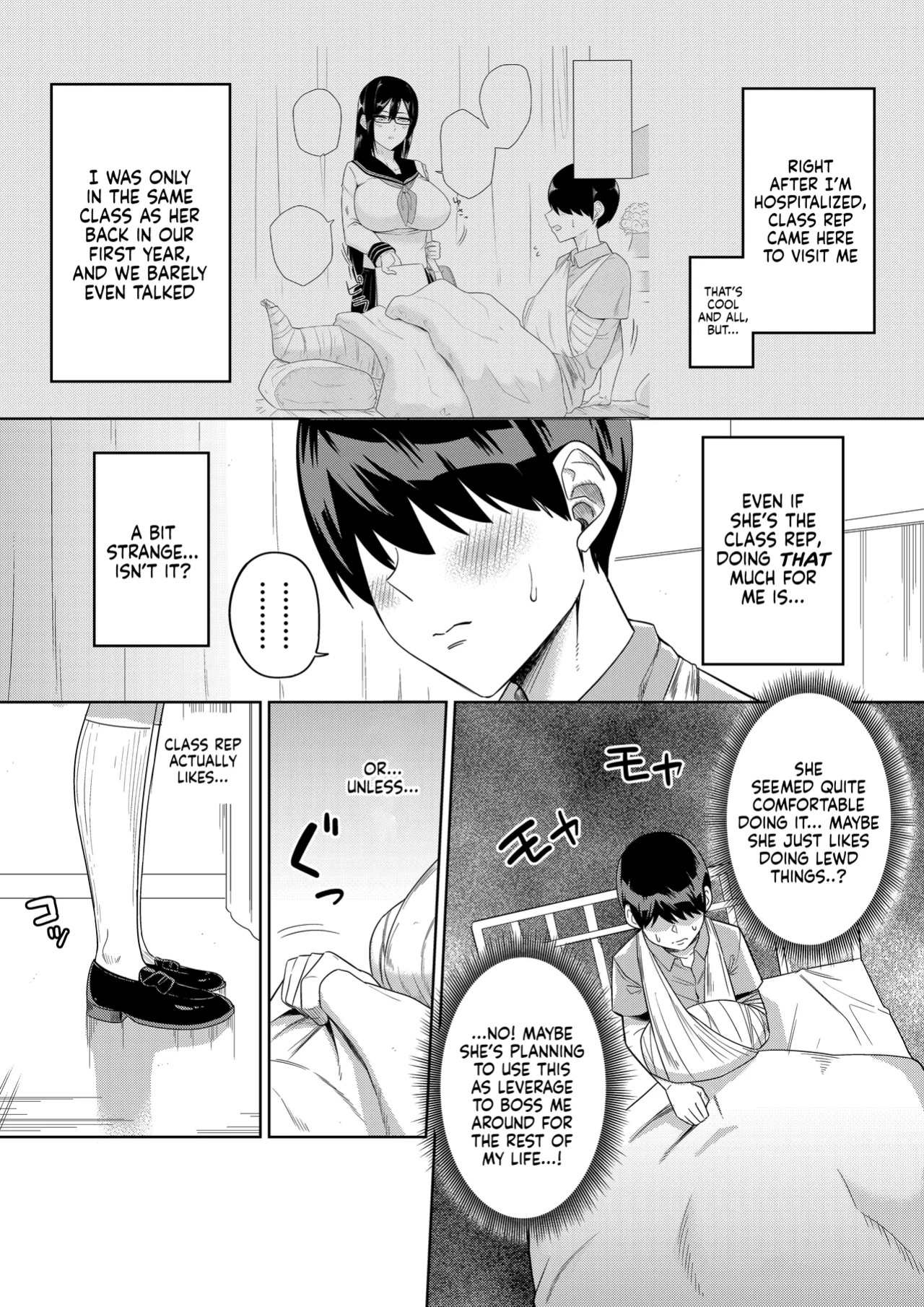 [Makosho] Sewayaki na Kyonyuu Gakkyuu Iinchou Sono 1-10 | The Kind and Caring Busty Class Rep Ch.1-10