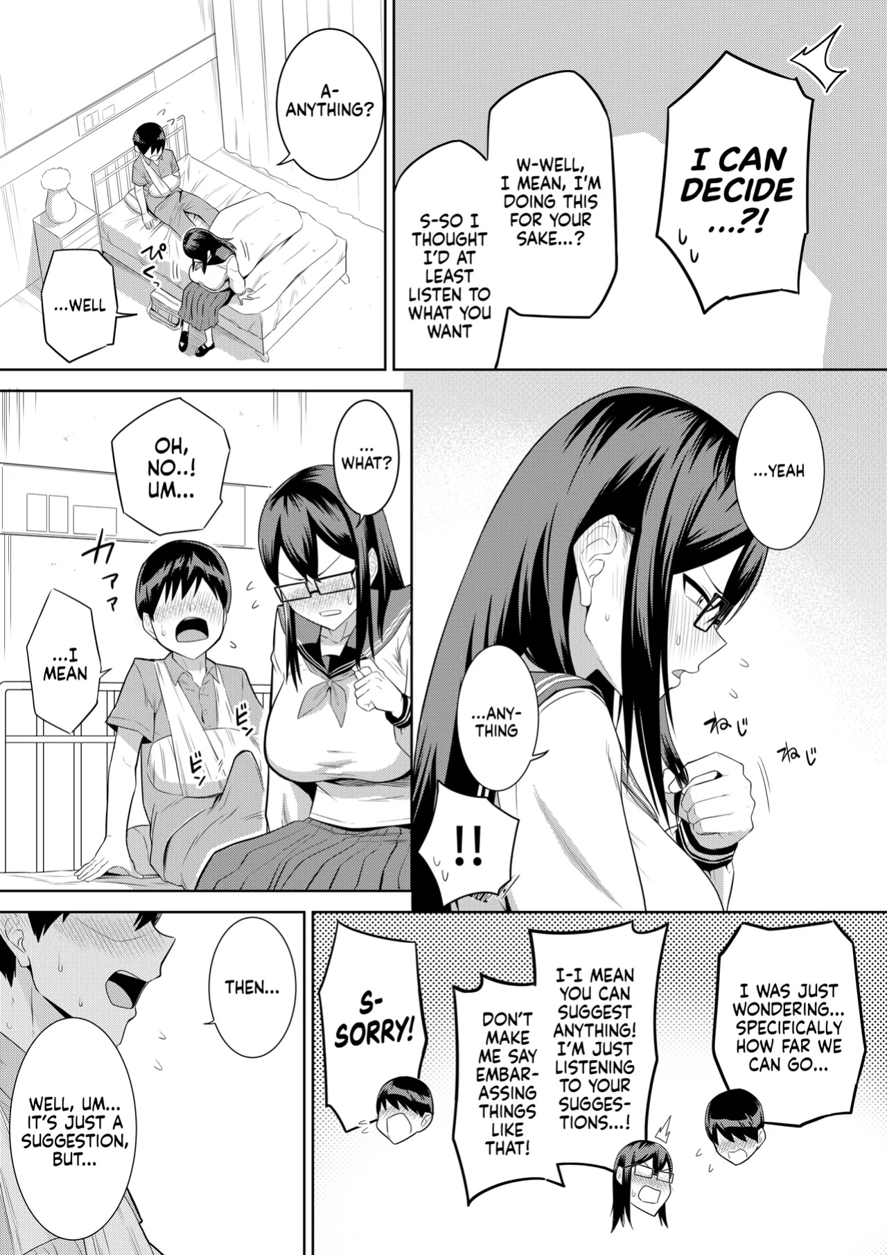 [Makosho] Sewayaki na Kyonyuu Gakkyuu Iinchou Sono 1-10 | The Kind and Caring Busty Class Rep Ch.1-10