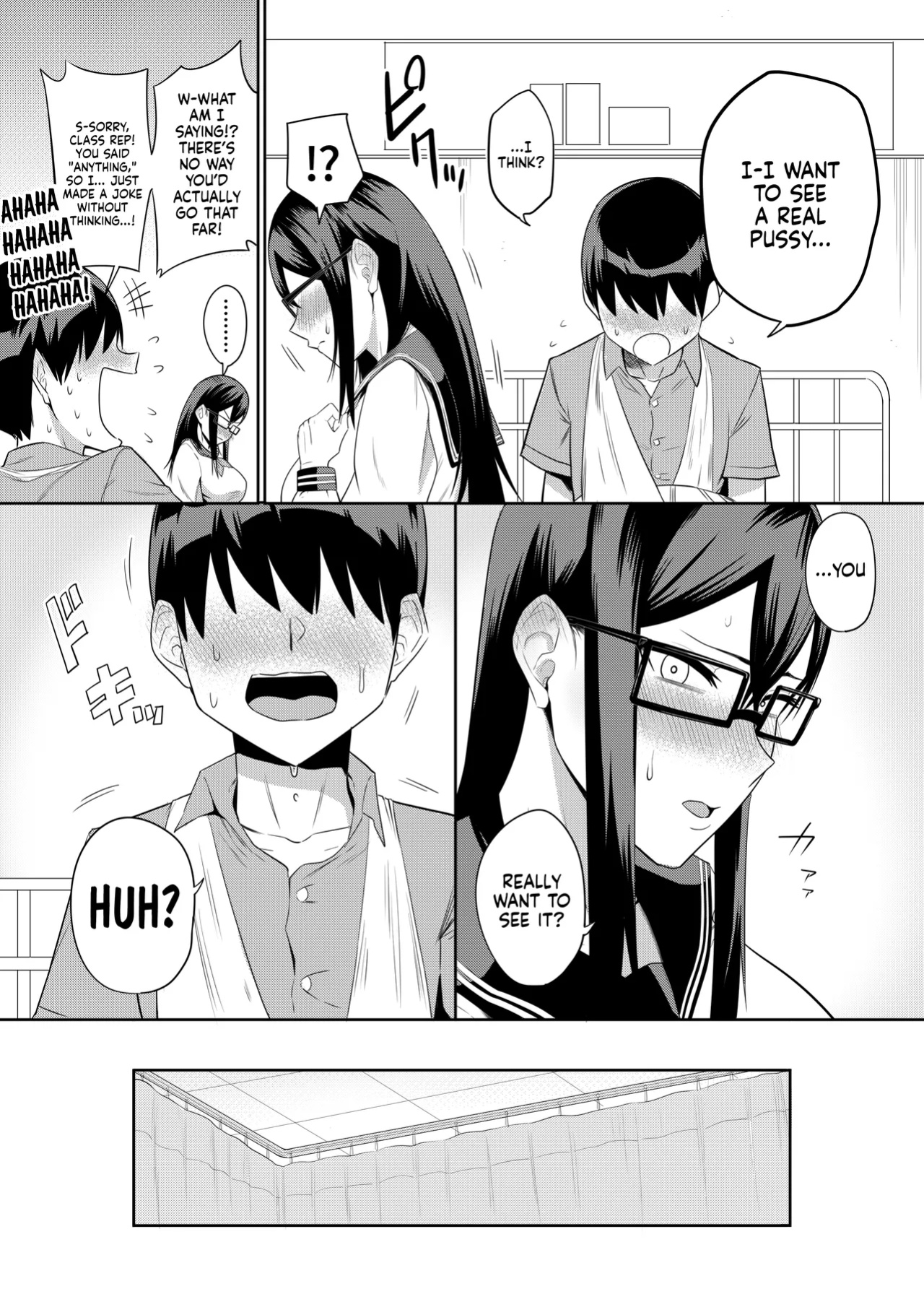 [Makosho] Sewayaki na Kyonyuu Gakkyuu Iinchou Sono 1-10 | The Kind and Caring Busty Class Rep Ch.1-10