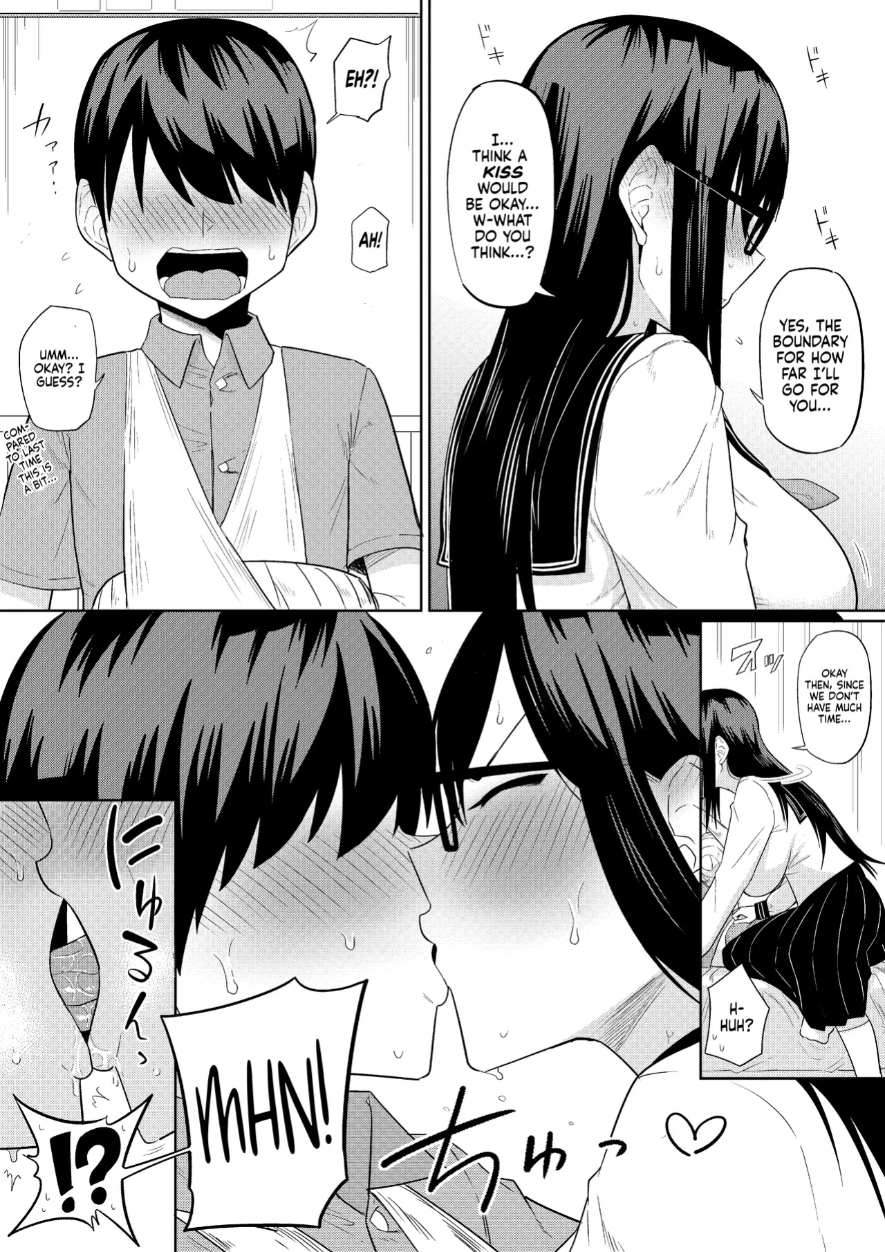 [Makosho] Sewayaki na Kyonyuu Gakkyuu Iinchou Sono 1-10 | The Kind and Caring Busty Class Rep Ch.1-10