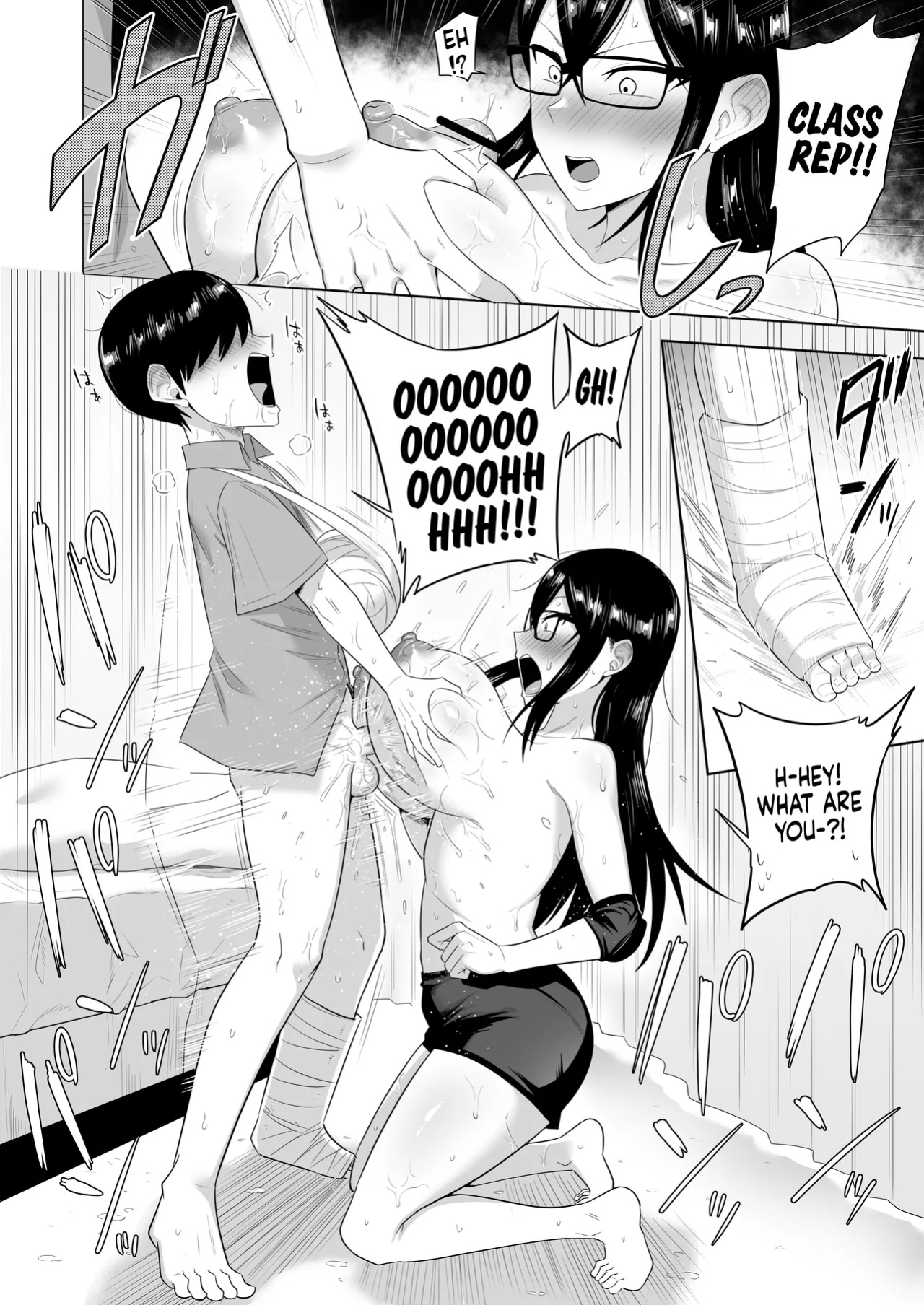 [Makosho] Sewayaki na Kyonyuu Gakkyuu Iinchou Sono 1-10 | The Kind and Caring Busty Class Rep Ch.1-10