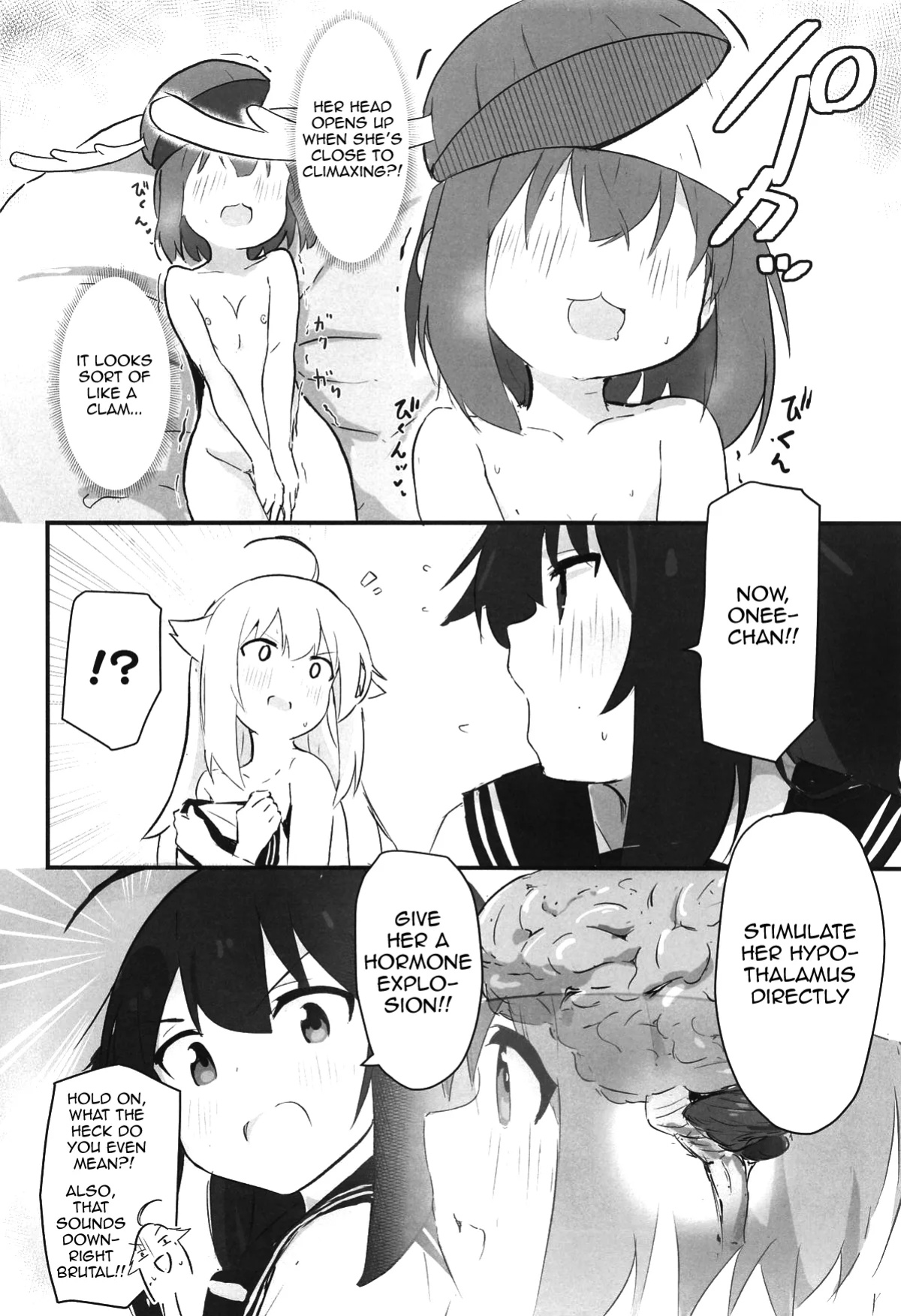 (Onii-chan to Issho! 7) [Muraimura] Ecchi Sugiru Yooo~ Notsu! | Way too lewd~ Notsu! (Shikanoko Nokonoko Koshitantan) [Tenshi-Nyow Translations]