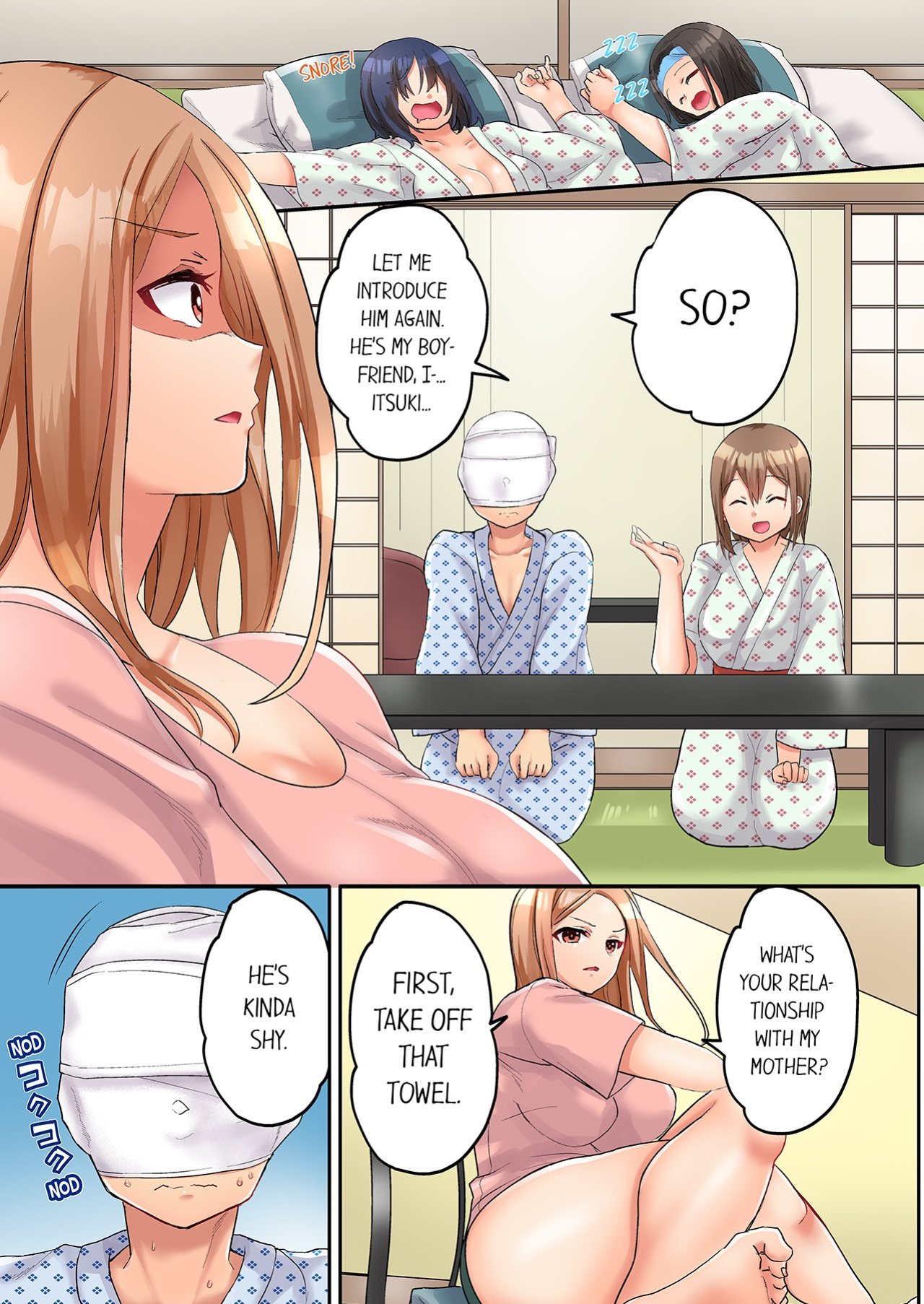 [Kazutaro] Hitozuma Volley-bu no Asedaku SEX ~Shower Abinagara Mitchaku Shichau? 1-4 | Married Women's Volleyball Club Sweaty Sex - We're Being Glued Together While Taking A Shower? 1-4