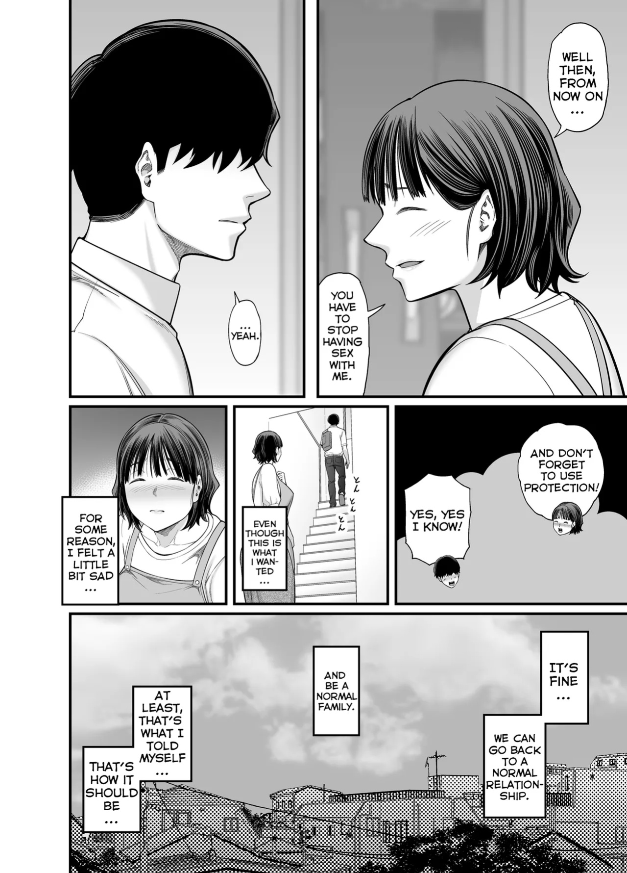 [Ura Meshiya (Maccha Neji)] Okaa-san Boku no Koto Sasotterun Daro? 2 | Is my mother trying to seduce me? 2 [MisterNoOne]