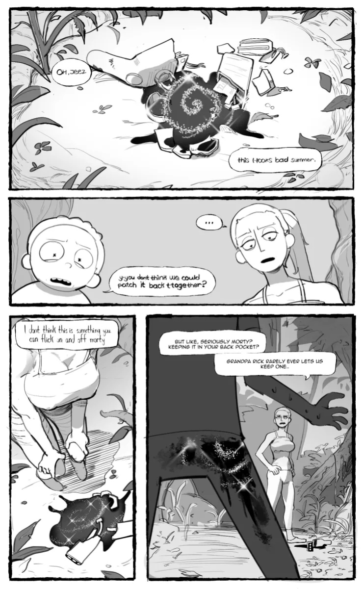 [Matchattea] That Time me and my younger brother got stranded in some alien planet and can't get back home. Also I'm secretly attracted to him and I think he is attracted to me too. But I can't say anything- (Rick & Morty) [hiatus]