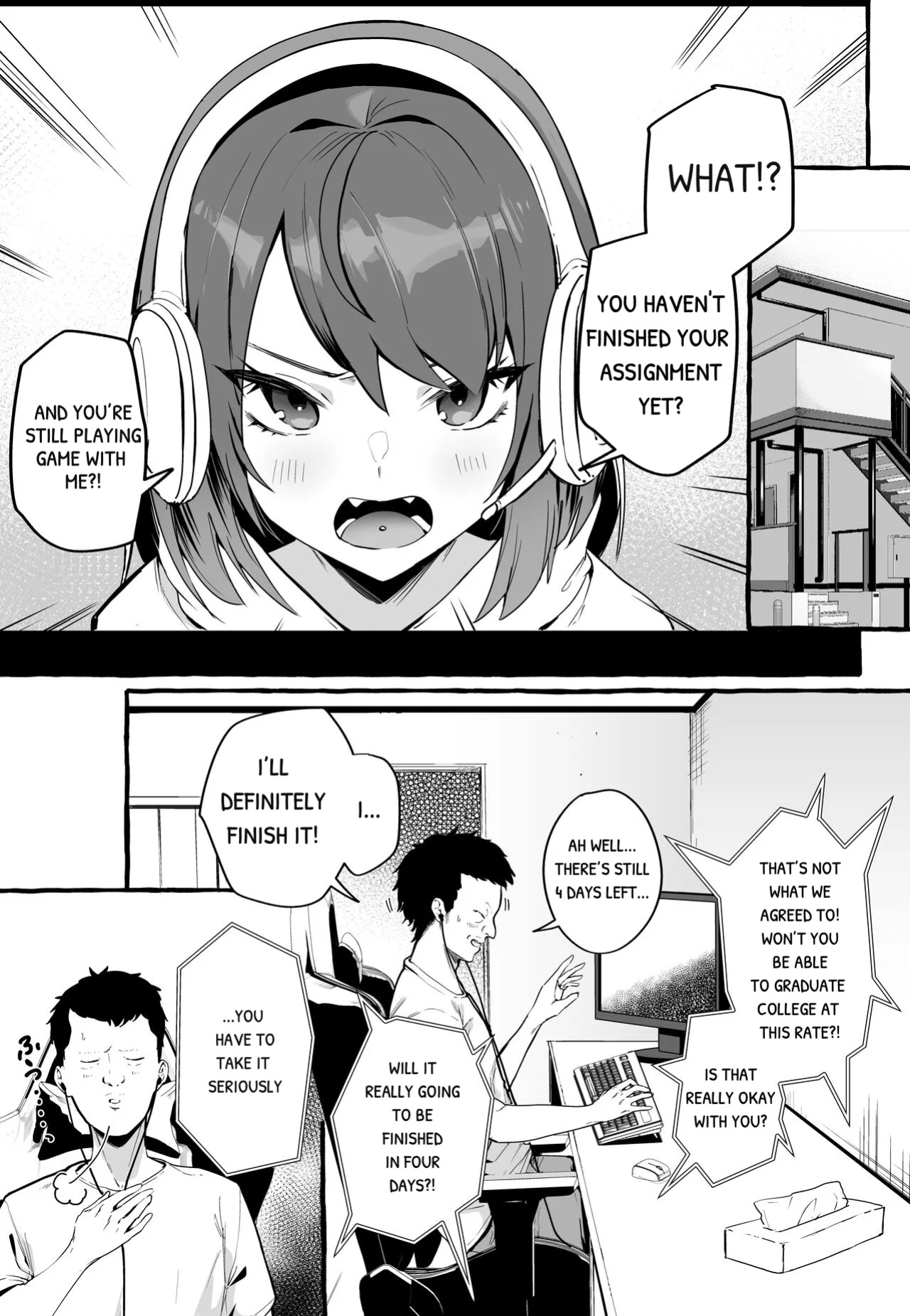 [Fuguta-ke] Net de Deatta Kyonyu Kanojo to Attara Shiboritoraremakutta Hanashi.