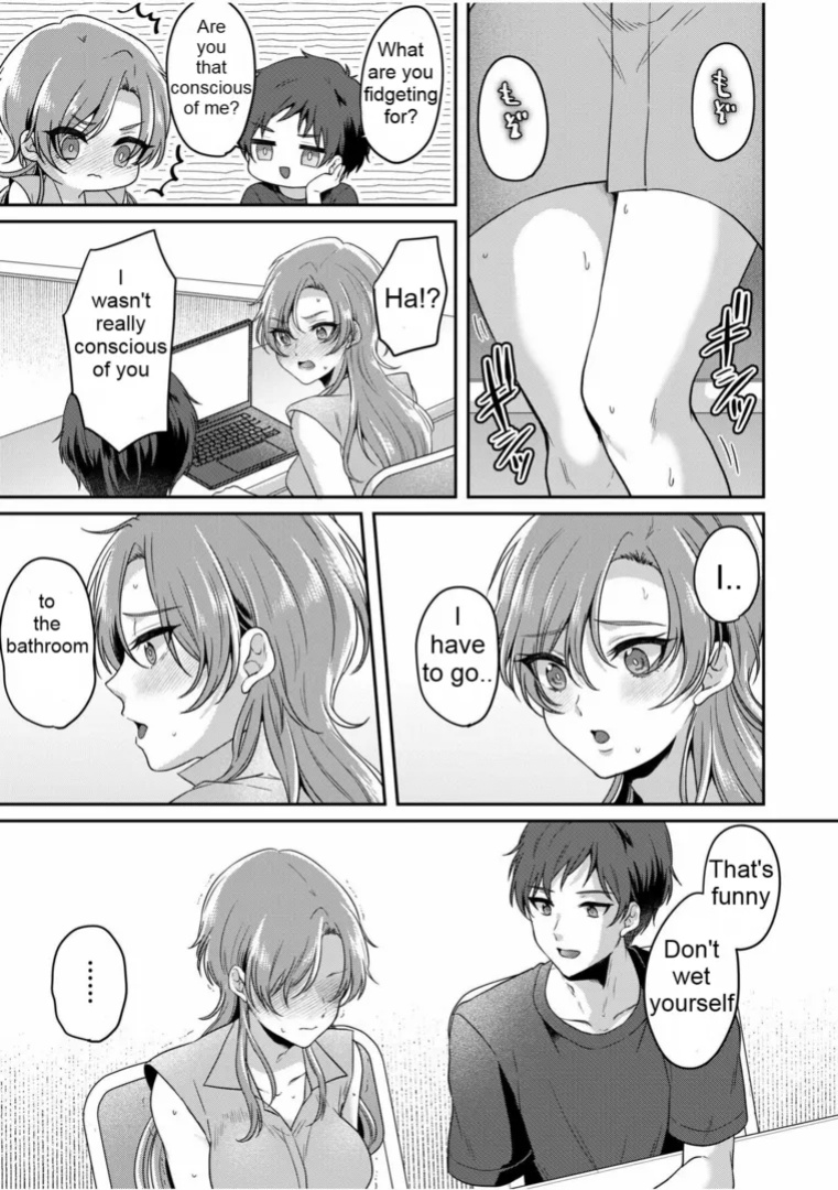 [Kinagi Rea] Girl pees in a bottle in front of a boy