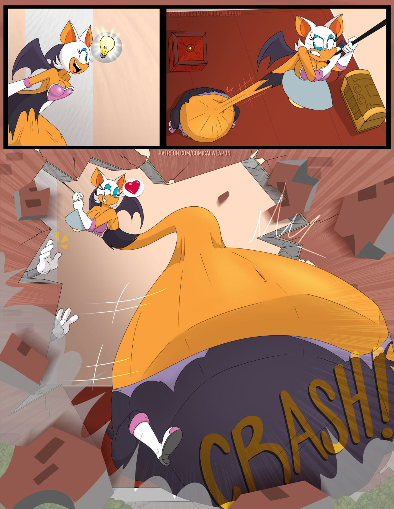 [ComicalWeapon] Escaping with the Goods - Rouge