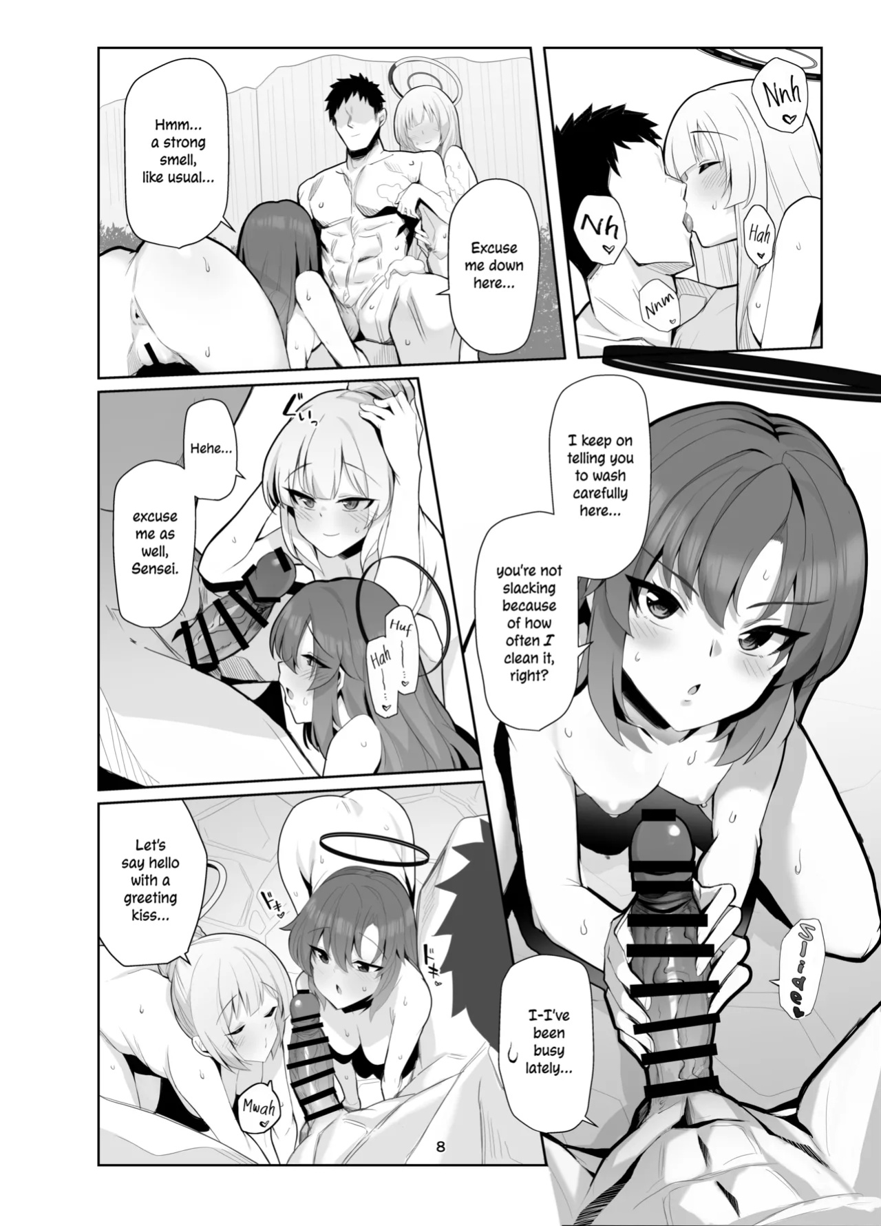 [Momokan (Momonosuke)] Seminar Yukemuri Ianryokou | Steamy Seminar Leisure Trip (Blue Archive) [Nonki]