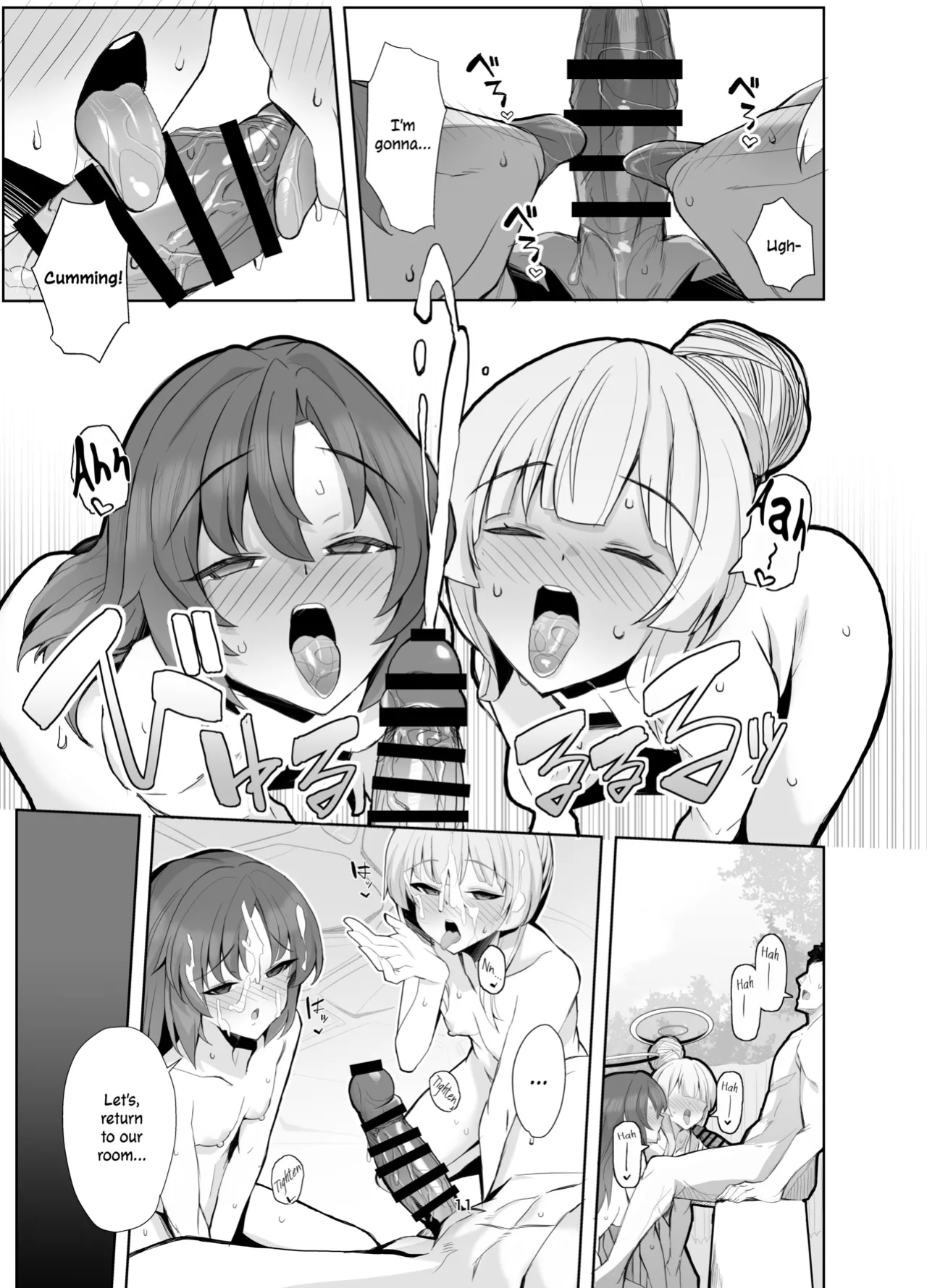 [Momokan (Momonosuke)] Seminar Yukemuri Ianryokou | Steamy Seminar Leisure Trip (Blue Archive) [Nonki]
