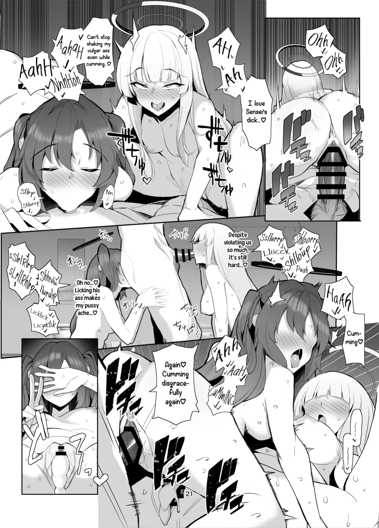 [Momokan (Momonosuke)] Seminar Yukemuri Ianryokou | Steamy Seminar Leisure Trip (Blue Archive) [Nonki]