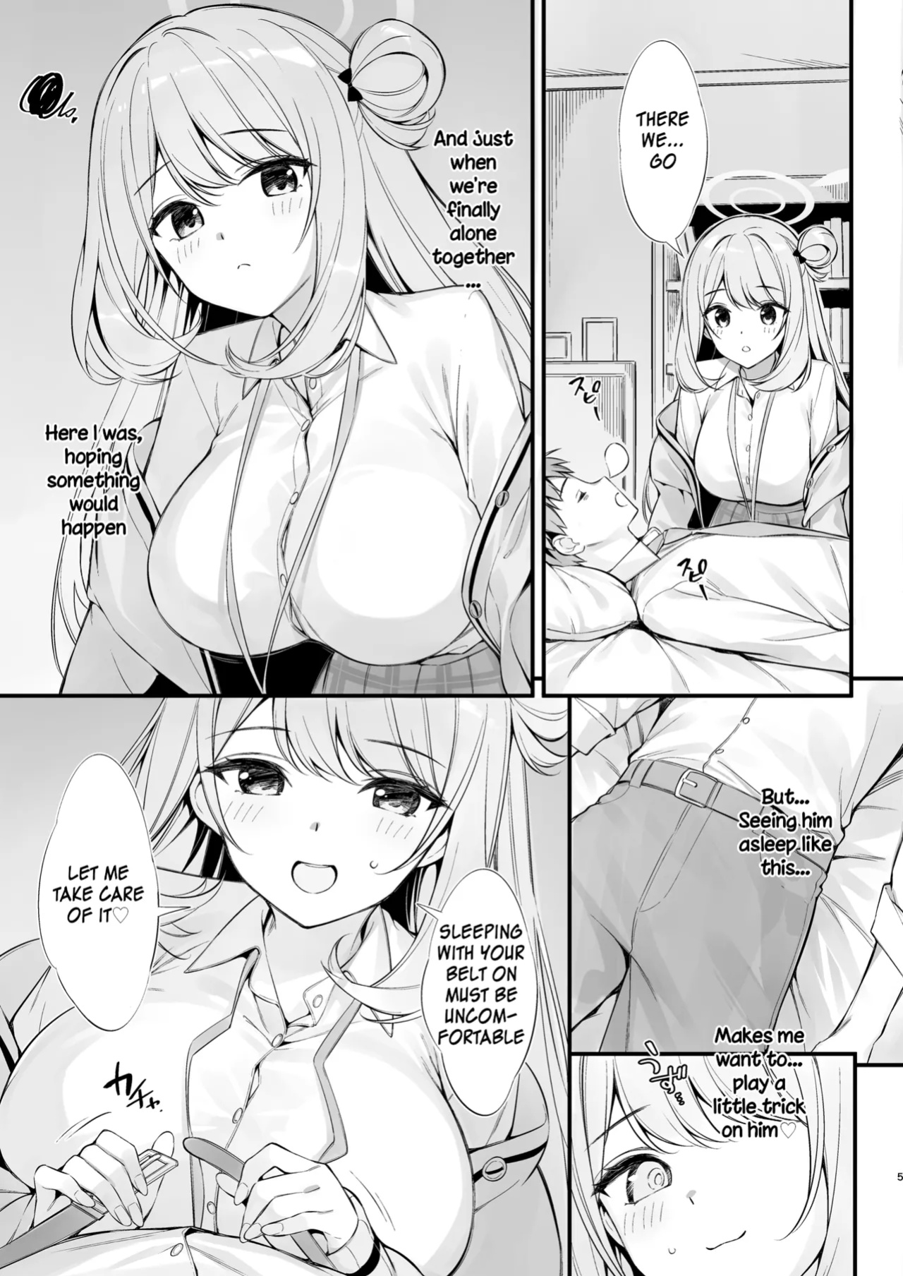[P:P (Oryou)] Sensei, Nechattan desu ka? Osocchattemo Ii desu ka? - Sensei, are you sleeping? May I assault you? (Blue Archive) [SDF]