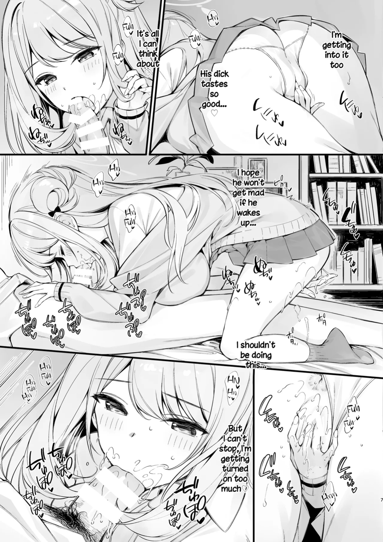 [P:P (Oryou)] Sensei, Nechattan desu ka? Osocchattemo Ii desu ka? - Sensei, are you sleeping? May I assault you? (Blue Archive) [SDF]