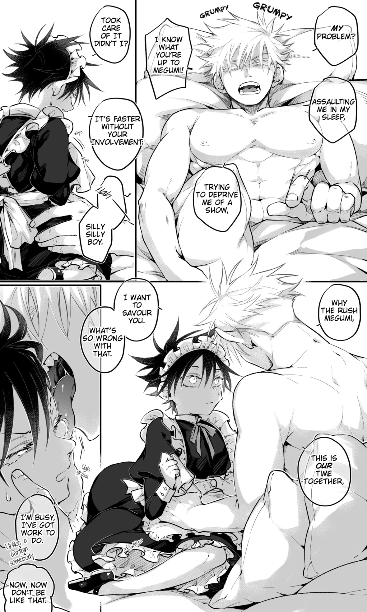 [bozu] Shotagumi Maid AU (Jujutsu Kaisen)