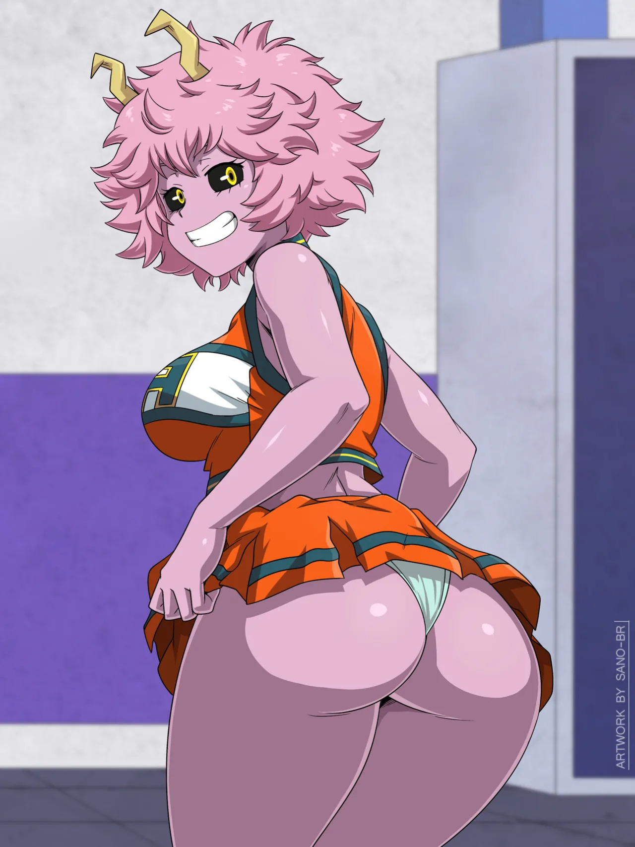 Mina Ashido Rewrite/Redraw [Original by Sano-Br]
