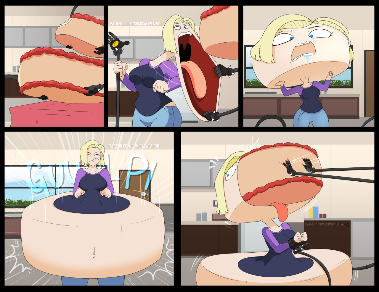 [ComicalWeapon] Caked Up - Android 18