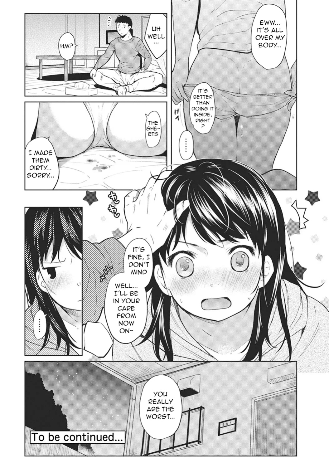 [Fumitsuki Sou] 1LDK+JK Ikinari Doukyo? Mitchaku!? Hatsu Ecchi!!? Ch. 1-49 [Comfy Pillow Scans & 1 2 Translations]
