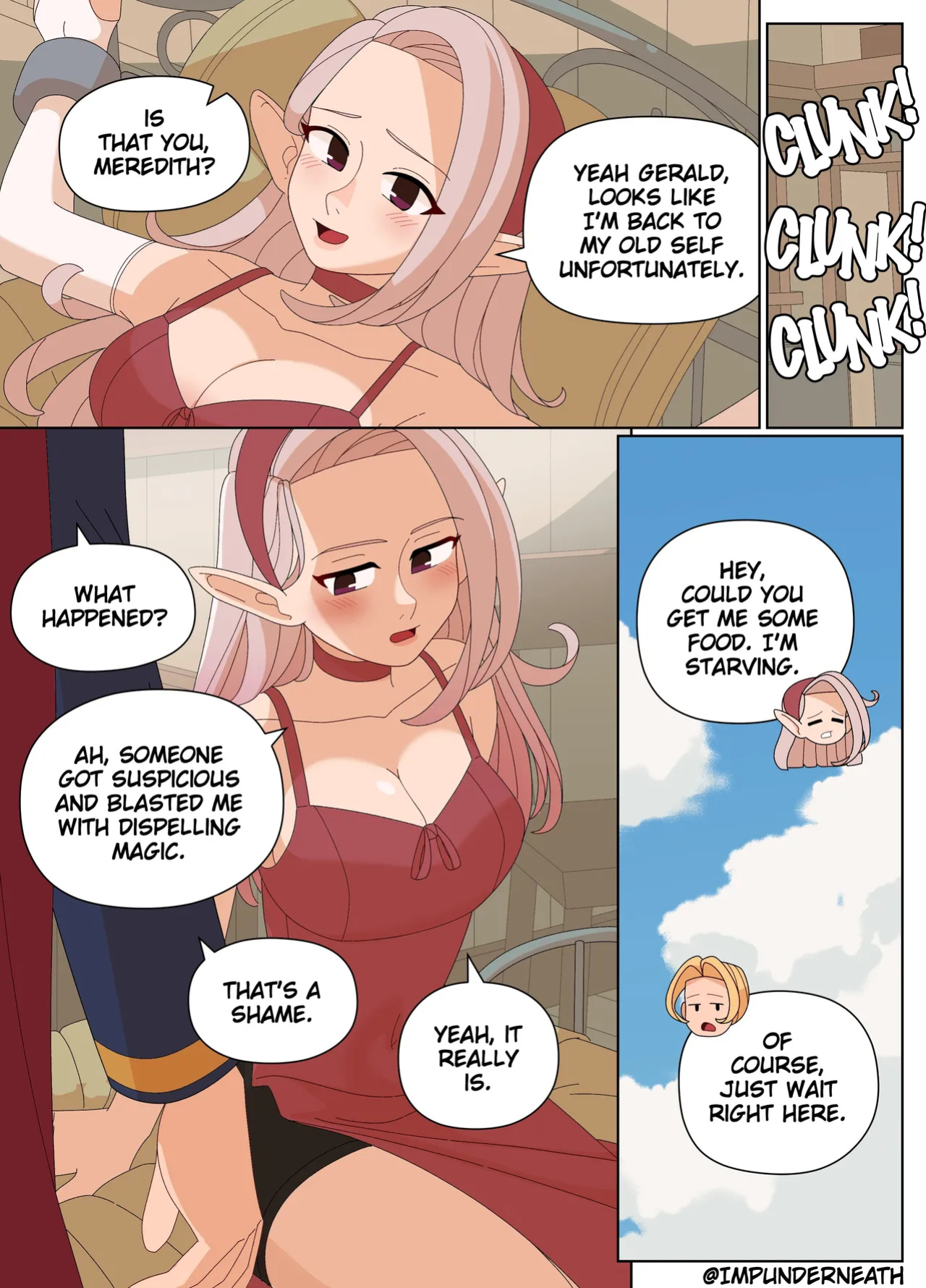 [ImpUnderneath] Elf and Criminal Body Swap