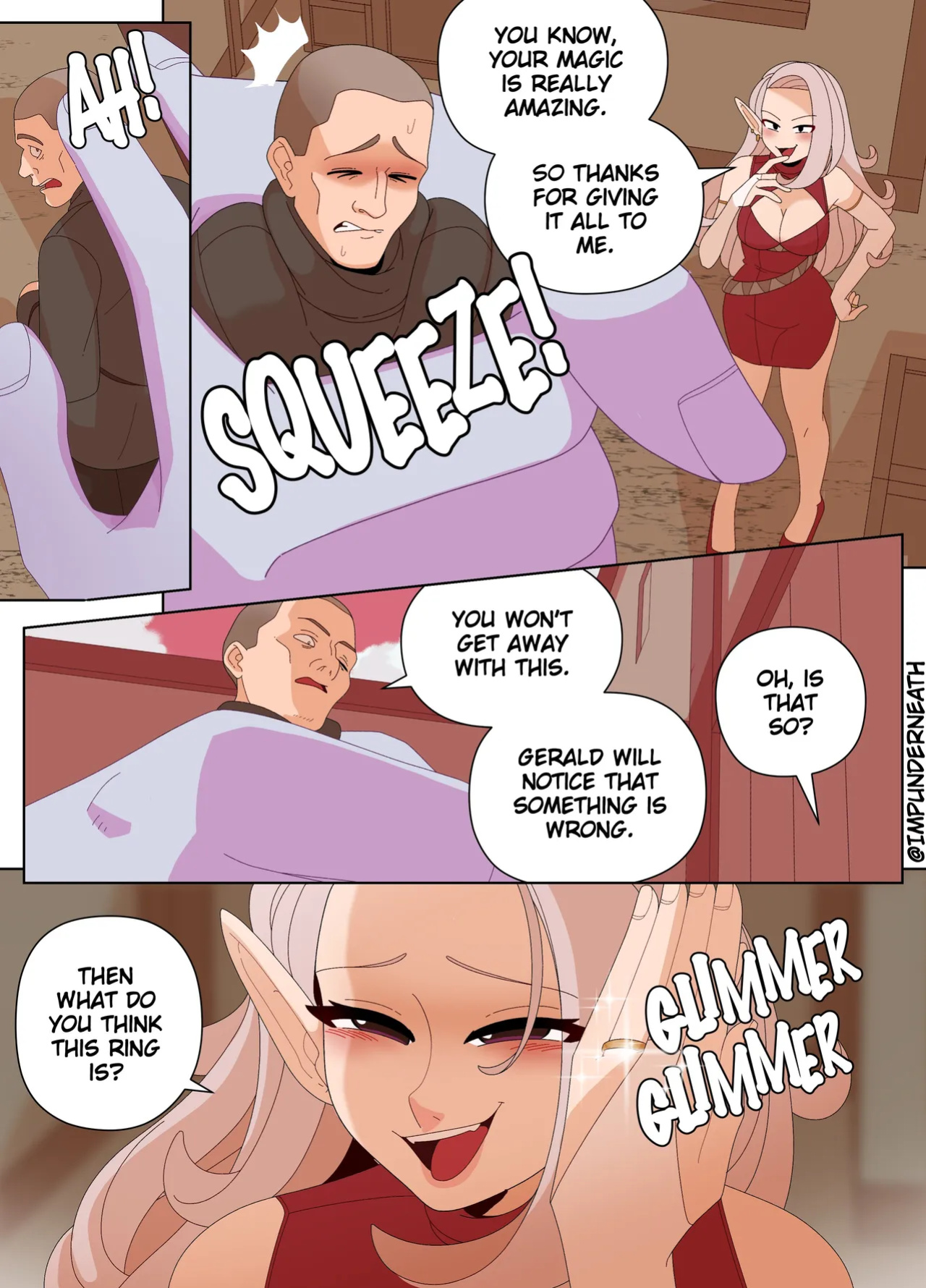 [ImpUnderneath] Elf and Criminal Body Swap