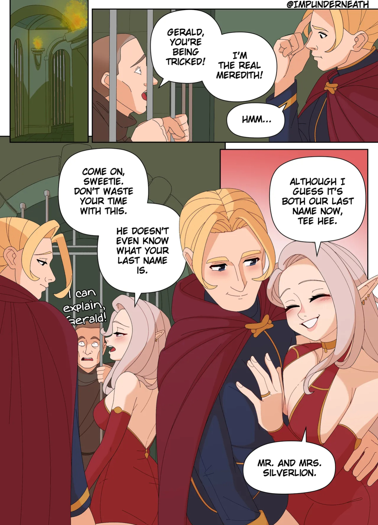 [ImpUnderneath] Elf and Criminal Body Swap