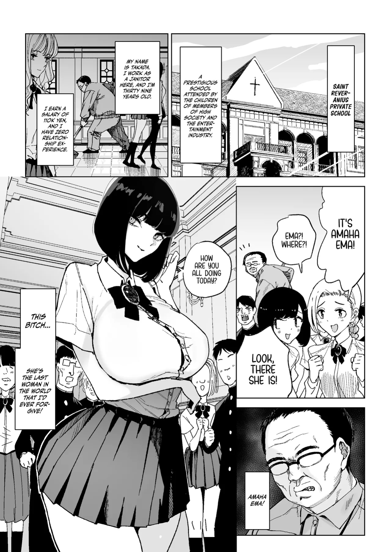 [Gensou Pump (Fukumoto Masahisa)] High-Class Hypnotism ~ An S-Rank Young Lady With A Horrible Personality Gets Dominated By A Disgusting Old Man~ | Reijou Saimin [Bikkie Biter]