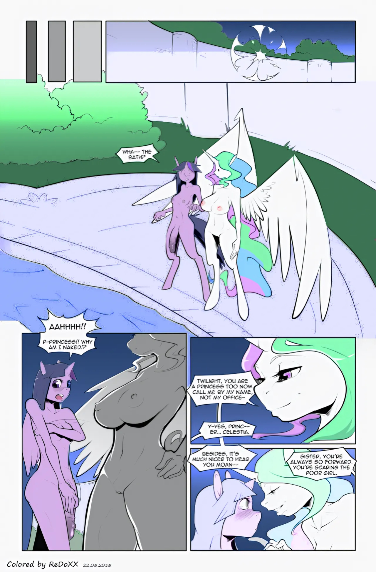 [Bakuhaku] Royally Screwed (My Little Pony Friendship Is Magic) [Colorized]