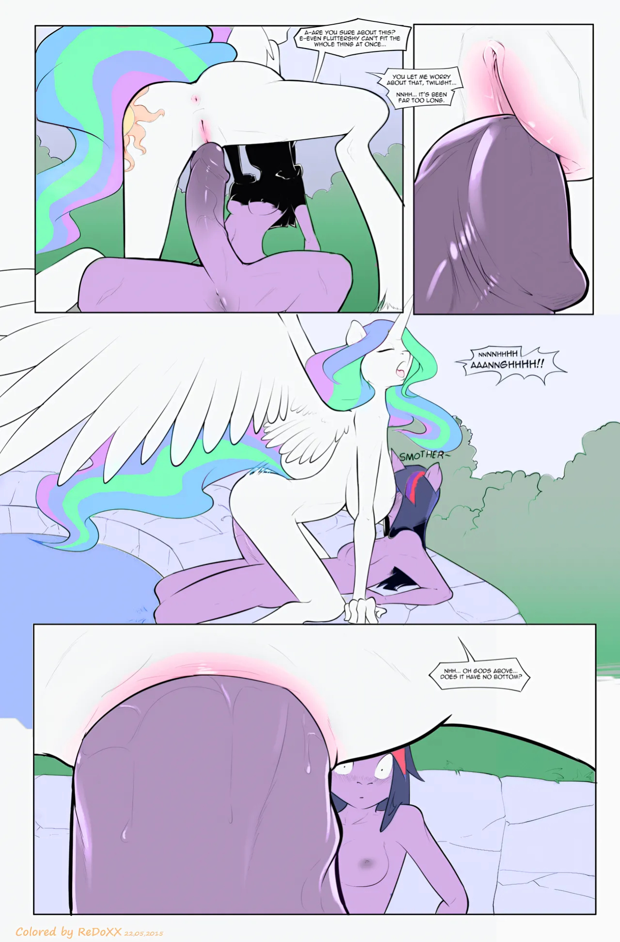 [Bakuhaku] Royally Screwed (My Little Pony Friendship Is Magic) [Colorized]