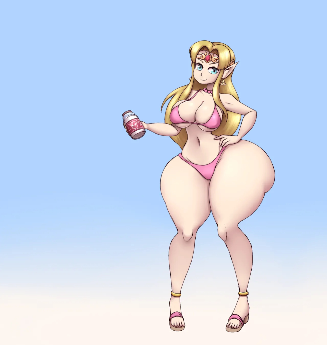 [Metachoke] Princess Zelda's Dairy Dare (The Legend of Zelda)