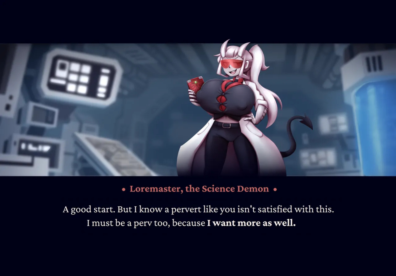 [Metachoke] Loremaster more like LargeMasser (Helltaker)