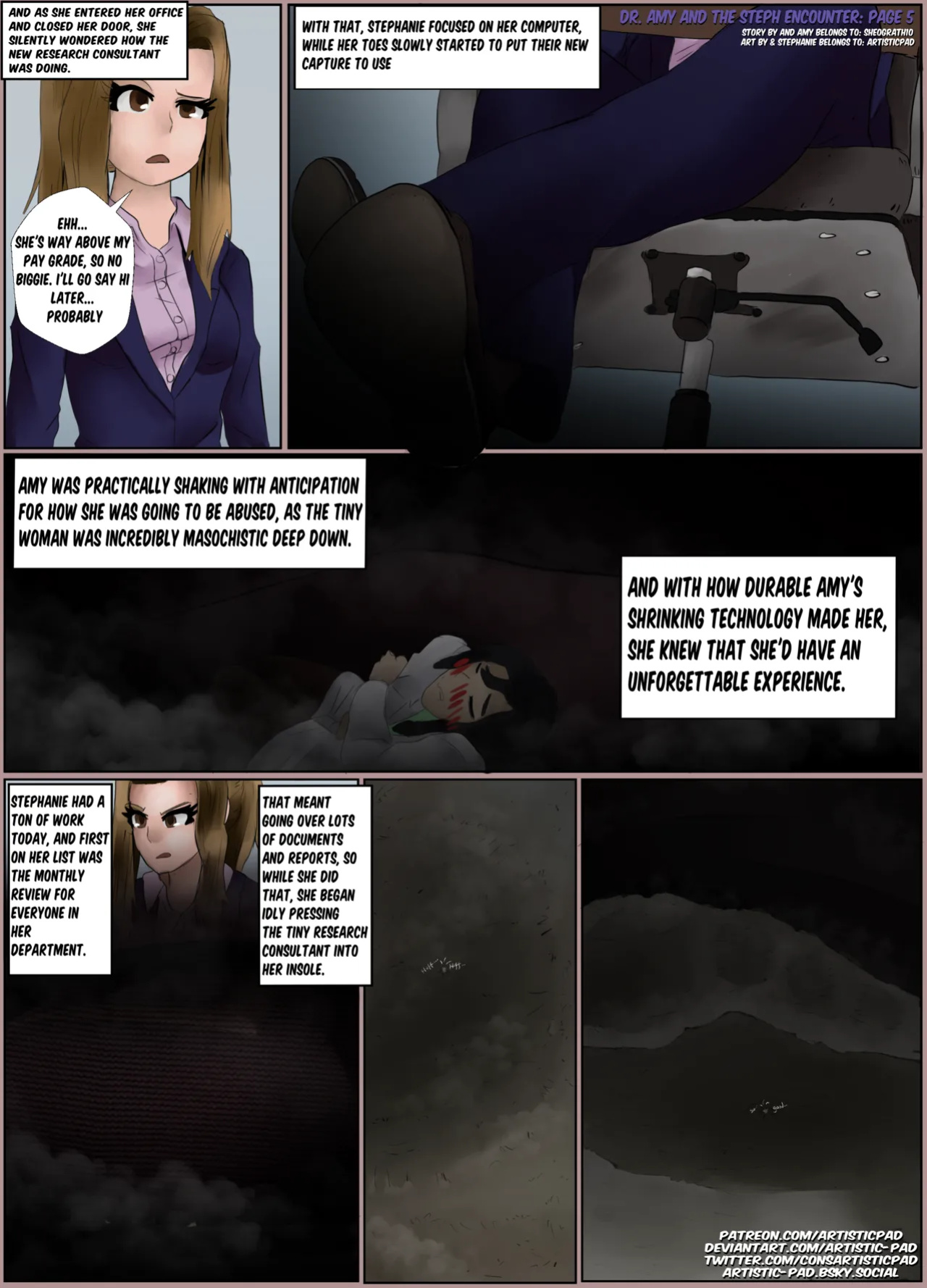 [Artistic-Pad] Stephanie and Dr. Amy's Encounter